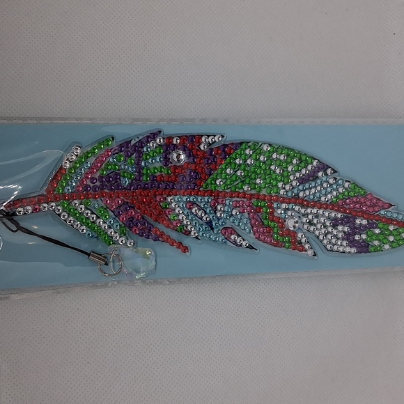 Handmade Rhinestone Bookmark - Picture 2 of 3